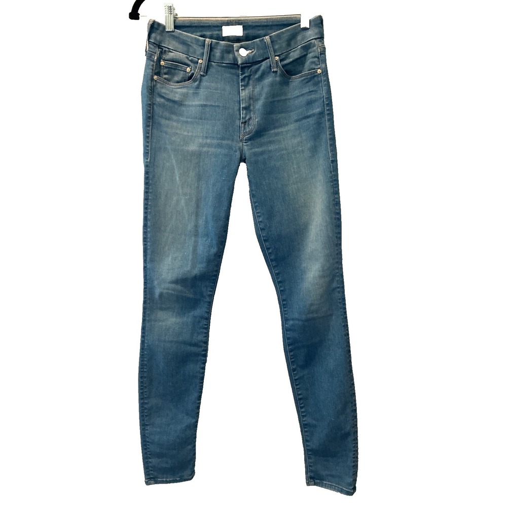 MOTHER The Looker - Chill Skinny Jeans Women's 26 Medium Wash Stretch Denim Blue